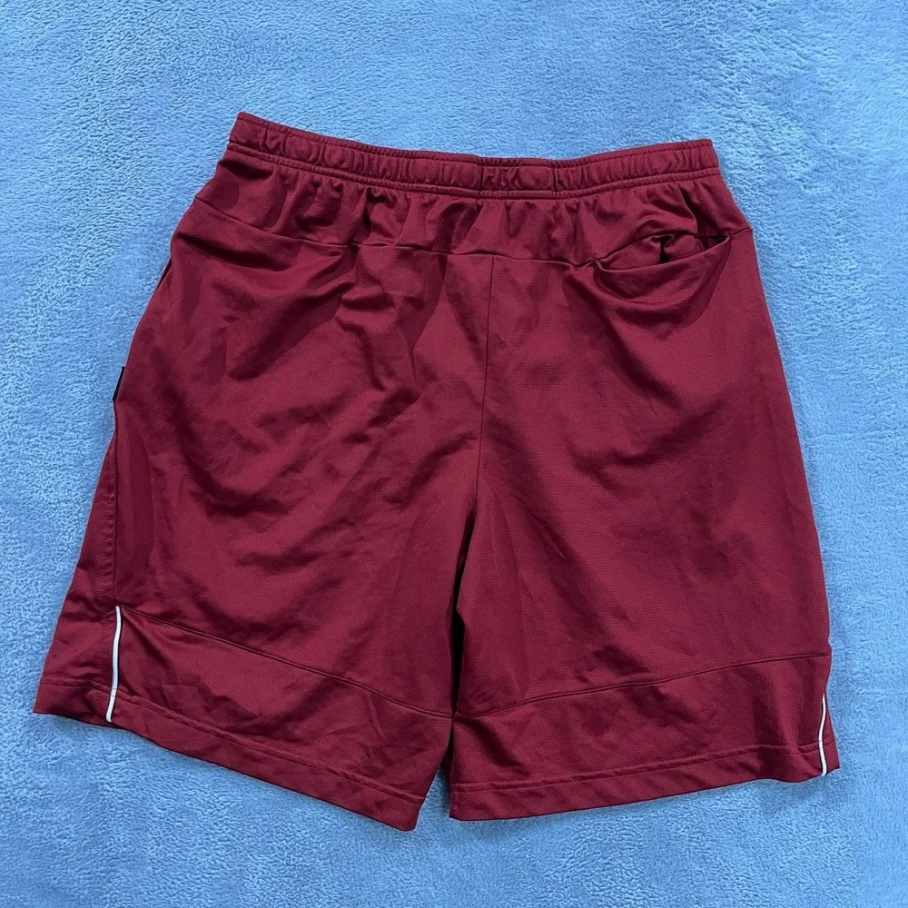 Nike Washington State Cougars WSU Athletic Shorts Mens L Woven Dri-Fit Pockets